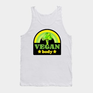 FUNNY Vegan Broccoli Tank Top